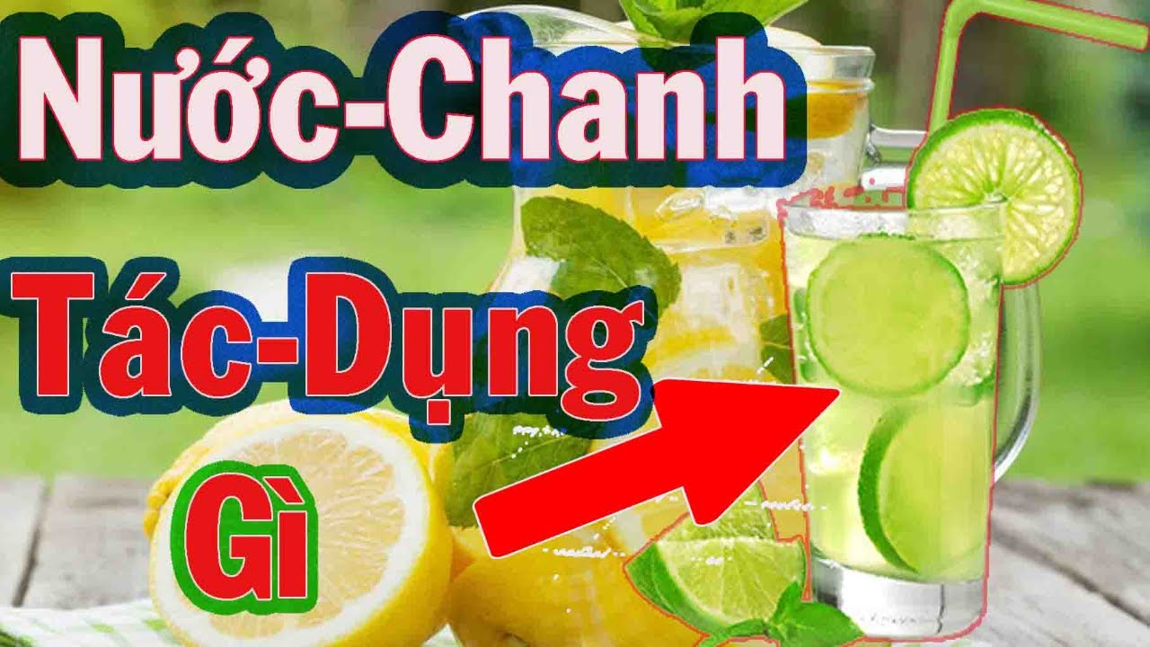 tac dung cua uong nuoc chanh buoi toi