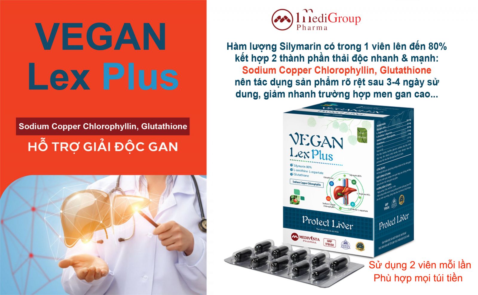 viên uống thải độc gan veganlex plus