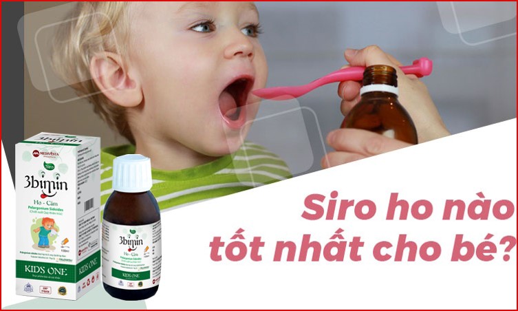 Siro ho nào tốt nhất cho bé? 3bimin kids one